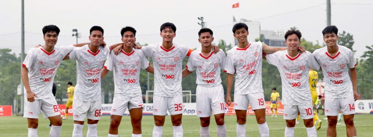 U21 Thể Công - Viettel vào VCK với ngôi nhất bảng: Thắng 6-0, 7 cầu thủ cùng ghi dấu ấn!