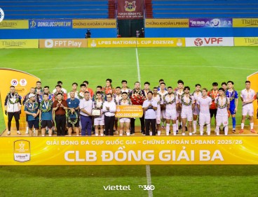 Thể Công - Viettel đạt đồng Giải Ba Cúp Quốc gia trên sân Ninh Bình