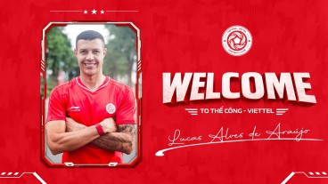 CHÍNH THỨC: Thể Công - Viettel đón “lá chắn thép” Brazil Lucas Alves, trung vệ cao 1m93