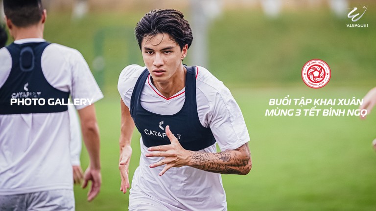 Buổi tập đầu năm Bính Ngọ của đội 1 Thể Công - Viettel
