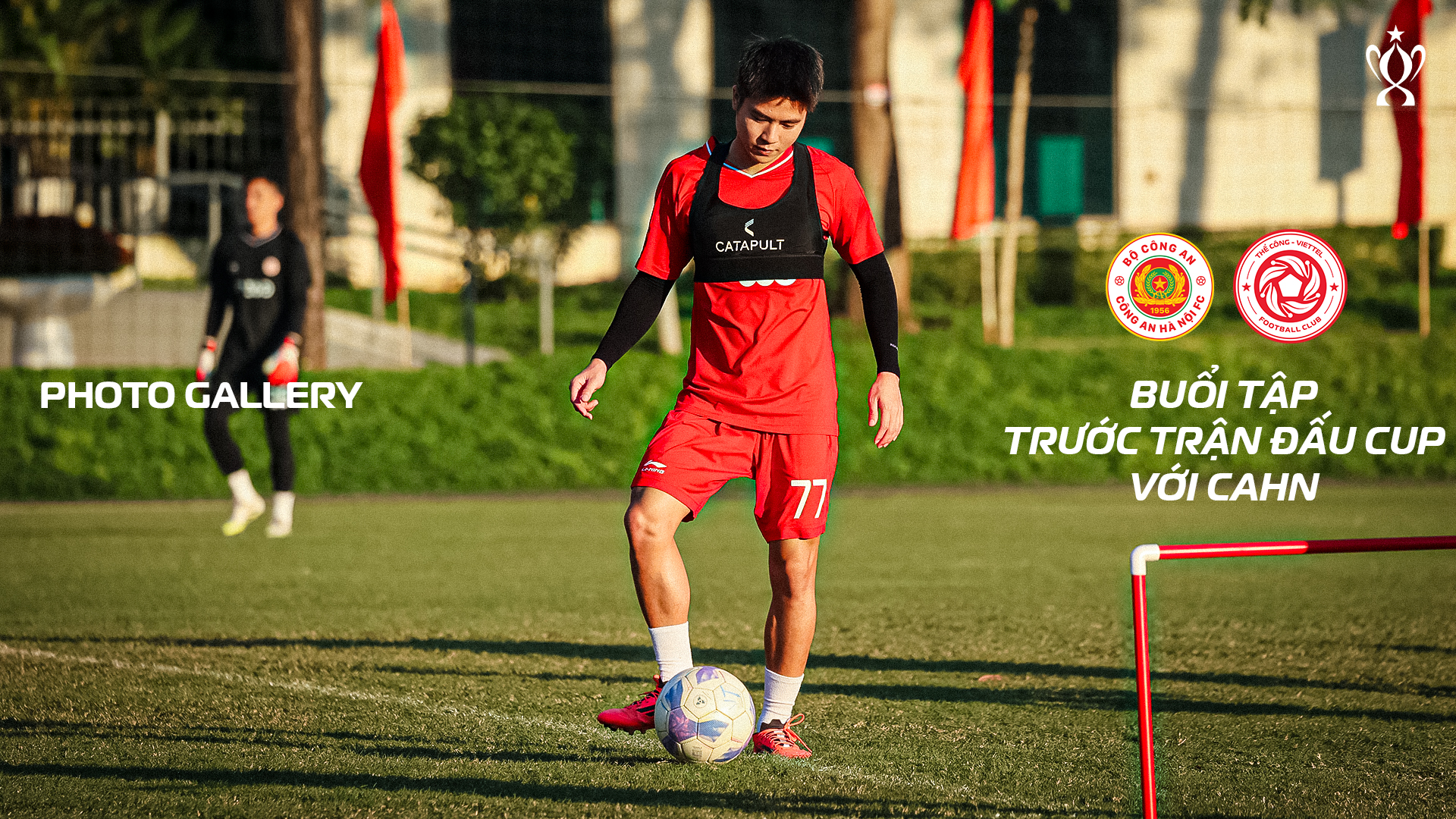 <p>Khoảnh khắc tập luyện: trước trận vòng 1/8 Cúp QG với CAHN - 2025</p>