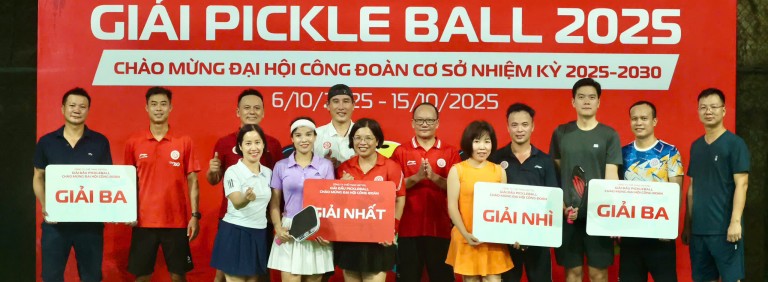 Viettel Sport tổ chức giải Pickleball chào mừng Đại hội Công đoàn năm 2025
