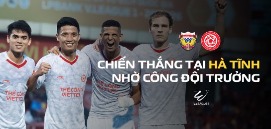 Thể Công - Viettel thắng thuyết phục Hà Tĩnh: Đội trưởng Bùi Tiến Dũng rực sáng với cú đúp
