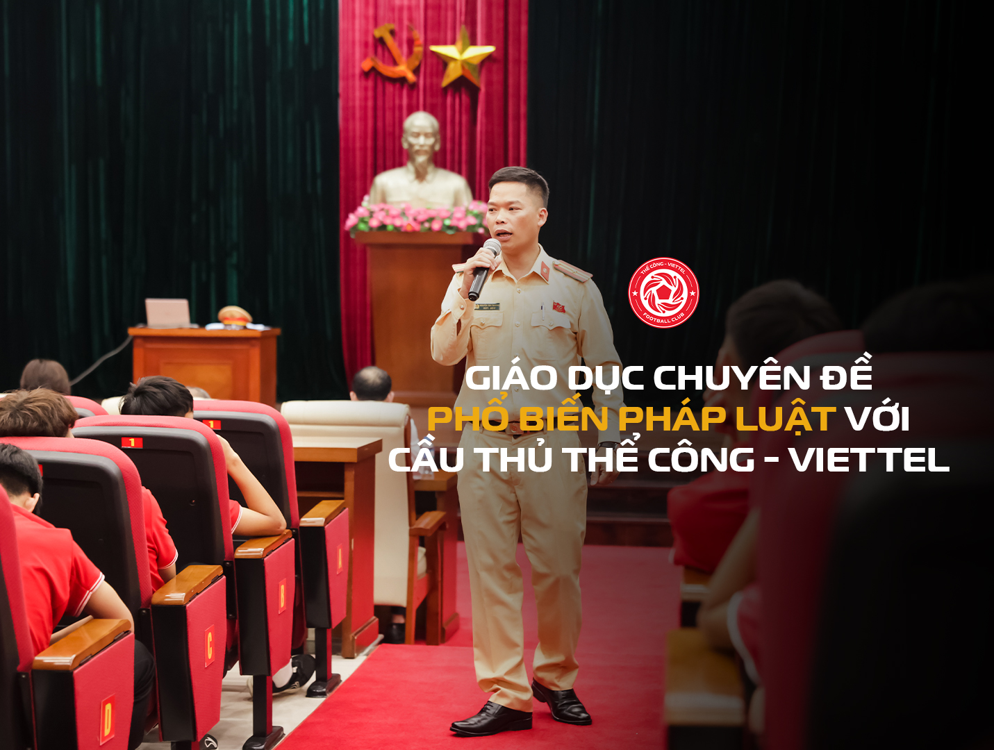 Thể Công – Viettel đào tạo về pháp luật cho cầu thủ