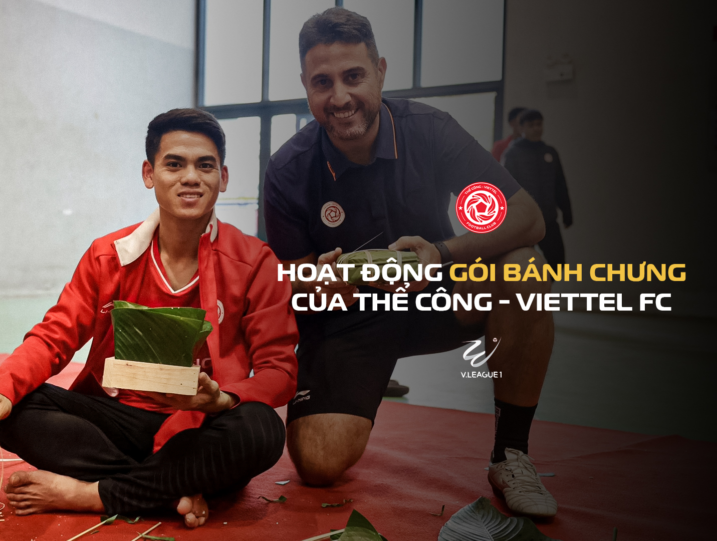 Thể Công – Viettel tổ chức hoạt động gói bánh chưng thường niên