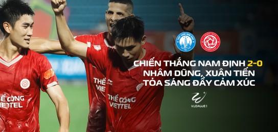 Thể Công - Viettel chiến thắng Nam Định ngay trên sân khách: Màn trở lại đầy uy lực của HLV Popov