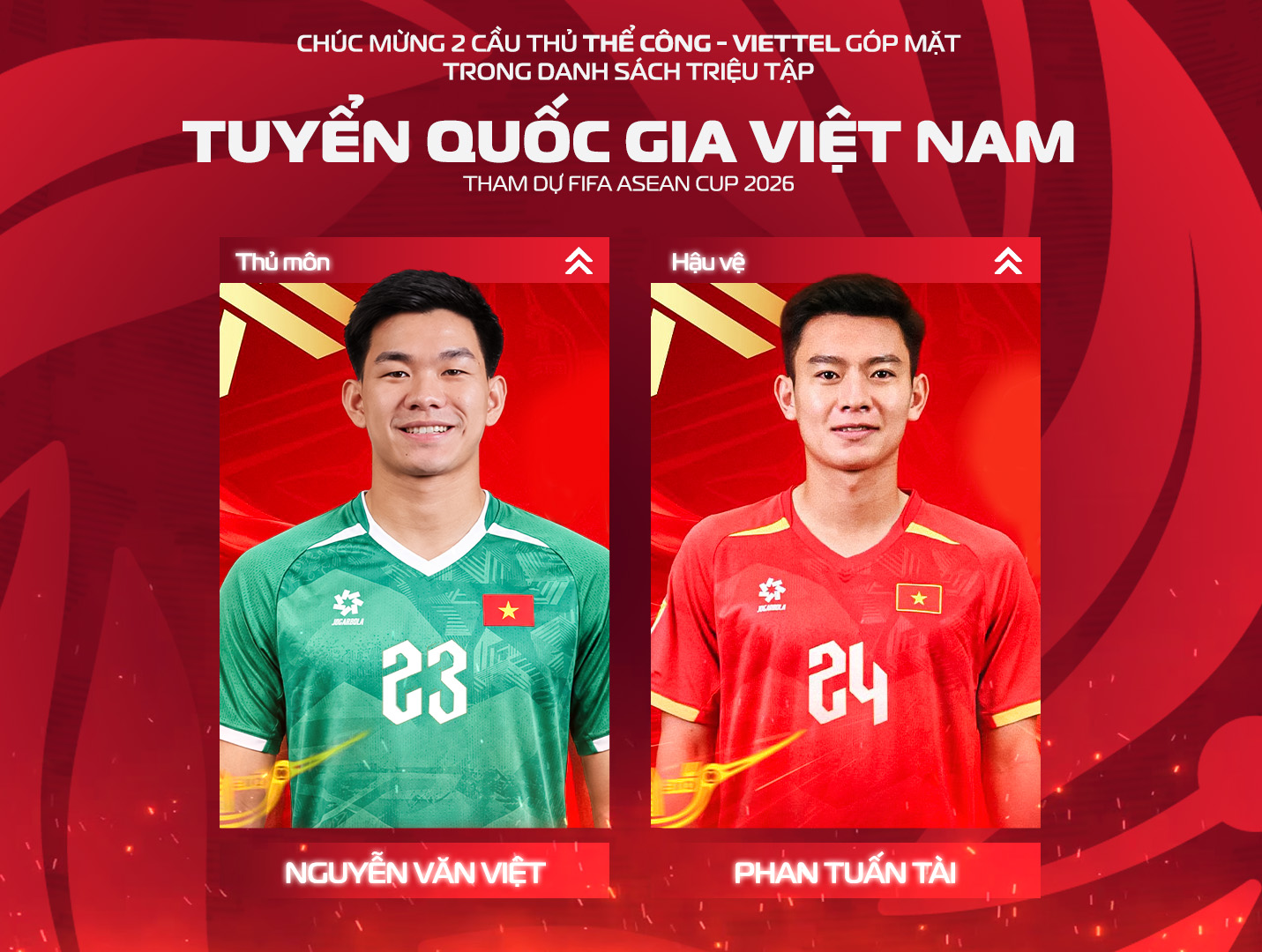 Tự hào Thể Công - Viettel: Từ đội một đến tuyến trẻ cùng lên tuyển