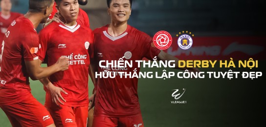 Thể Công - Viettel thắng Hà Nội FC 1-0, chiếm vị trí thứ 2 đầy bản lĩnh