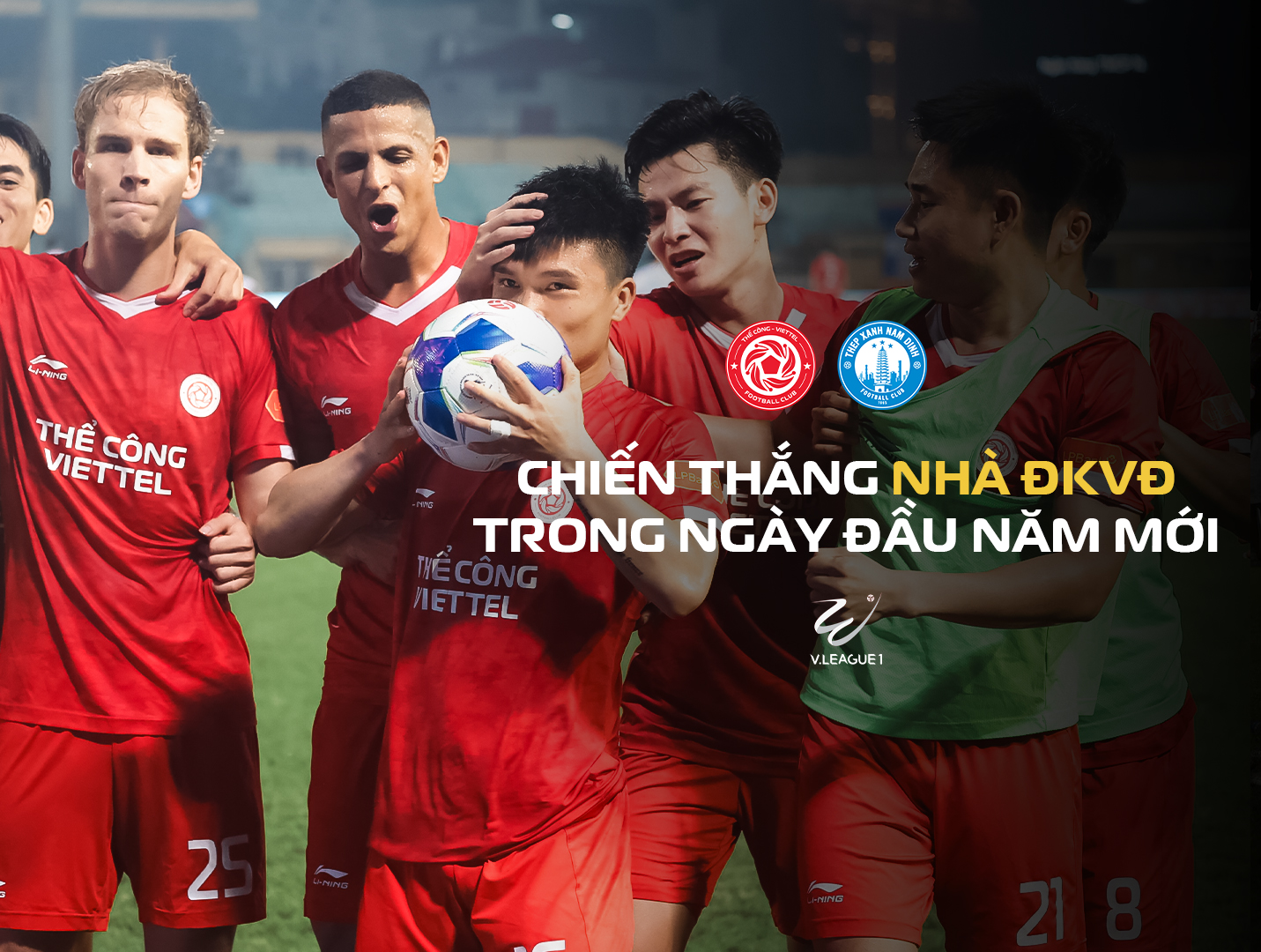 Chiến thắng đầu năm trước ĐKVĐ Thép Xanh Nam Định nhờ bàn thắng duy nhất của Lê Quốc Nhật Nam