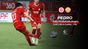Pedro Henrique khiến khán giả tiếc nuối với cú đá phạt “suýt thành siêu phẩm” trước PVF - CAND