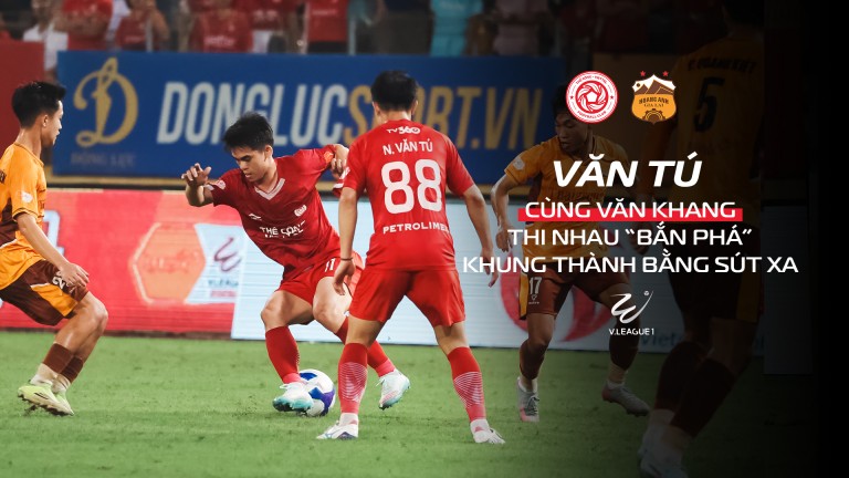 Khuất Văn Khang – Văn Tú bắn phá khung thành HAGL: Cả sân nín thở vì những siêu phẩm suýt thành